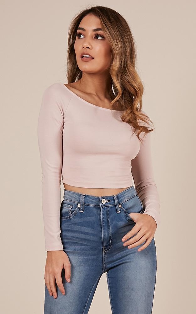 Dont Get Lost Top In Blush | Showpo