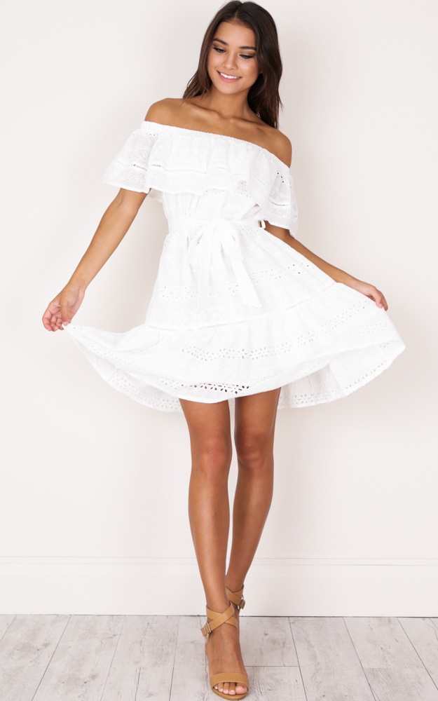 Crafty Dress In White | Showpo