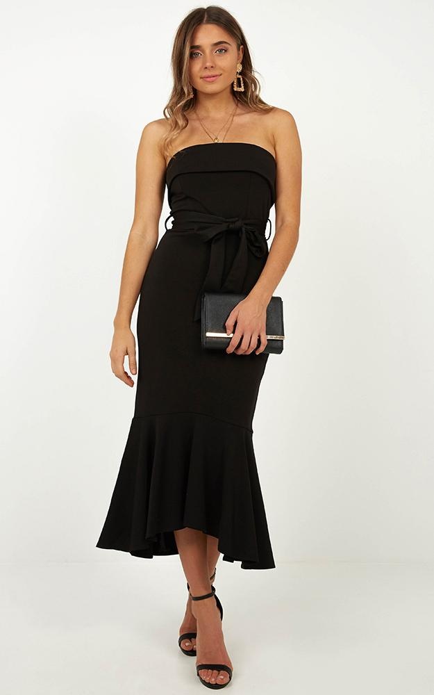 Tight Rope Dress In Black Showpo NZ