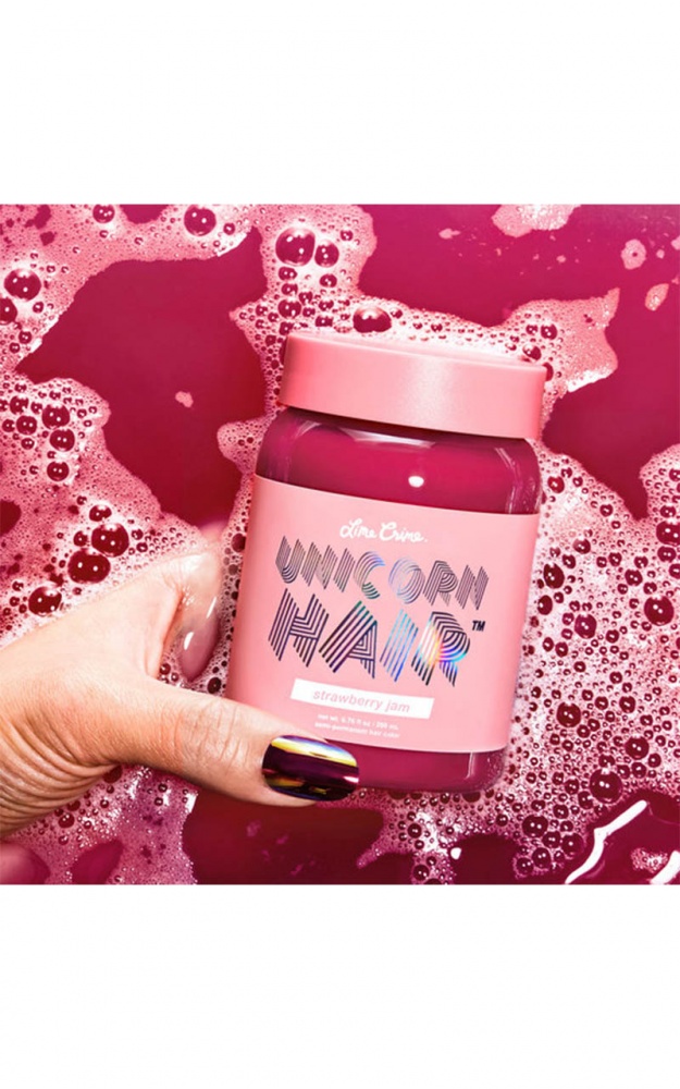 Lime Crime Unicorn Hair Dye in strawberry jam Showpo