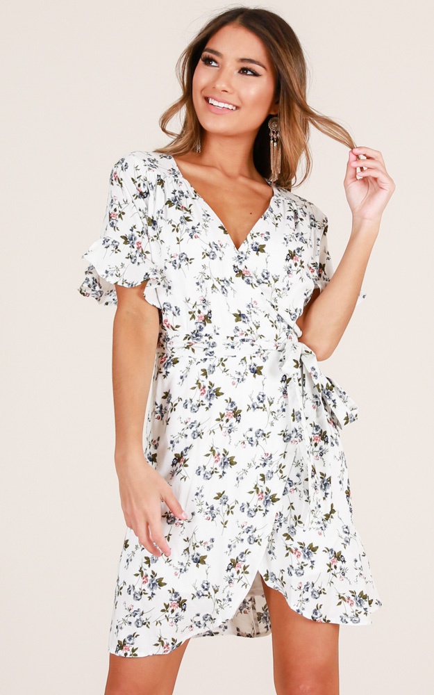 Summer Vibes Dress In White Floral | Showpo