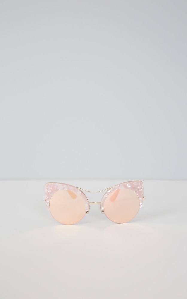 Sure Shot sunglasses in blush Showpo