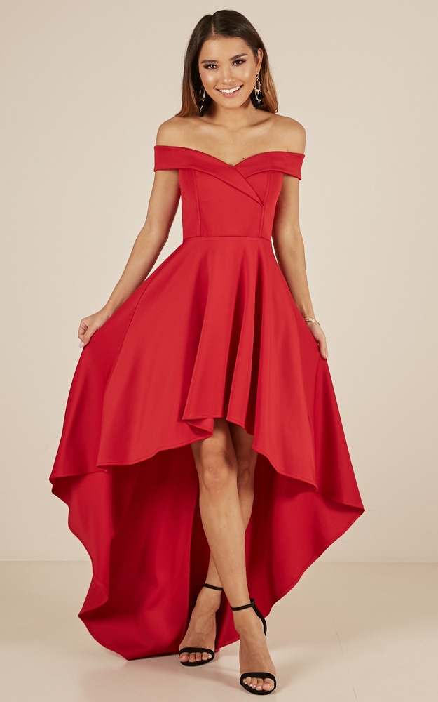 Minute To Midnight Dress  In Red  Showpo