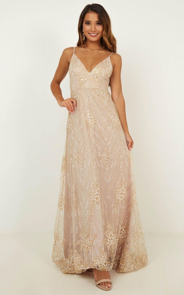 Called Out Dress In Gold Showpo Called Out Dress In Gold Showpo