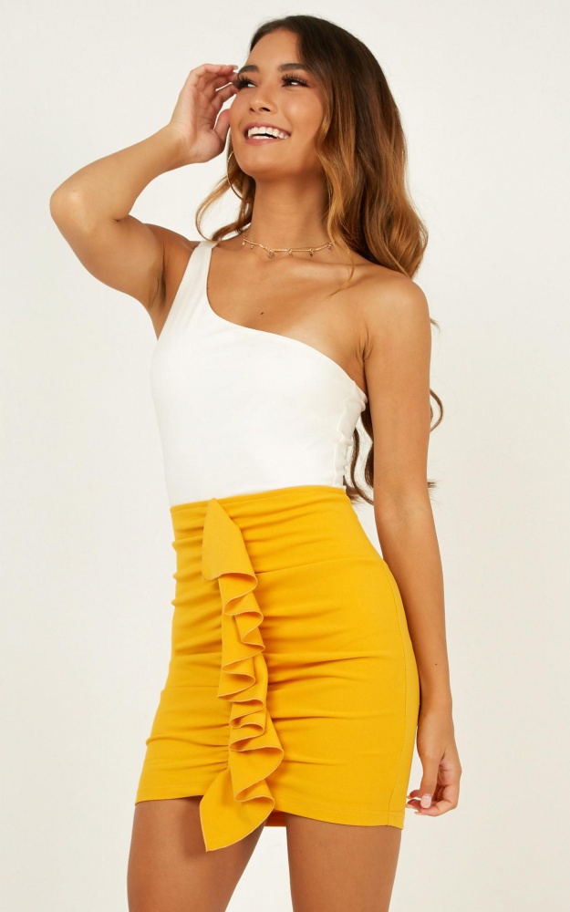 marigold maxi skirt