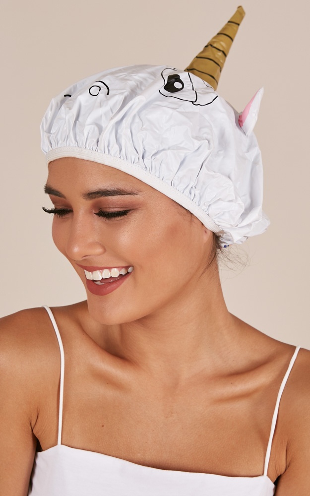 Unicorn Shower Cap Showpo