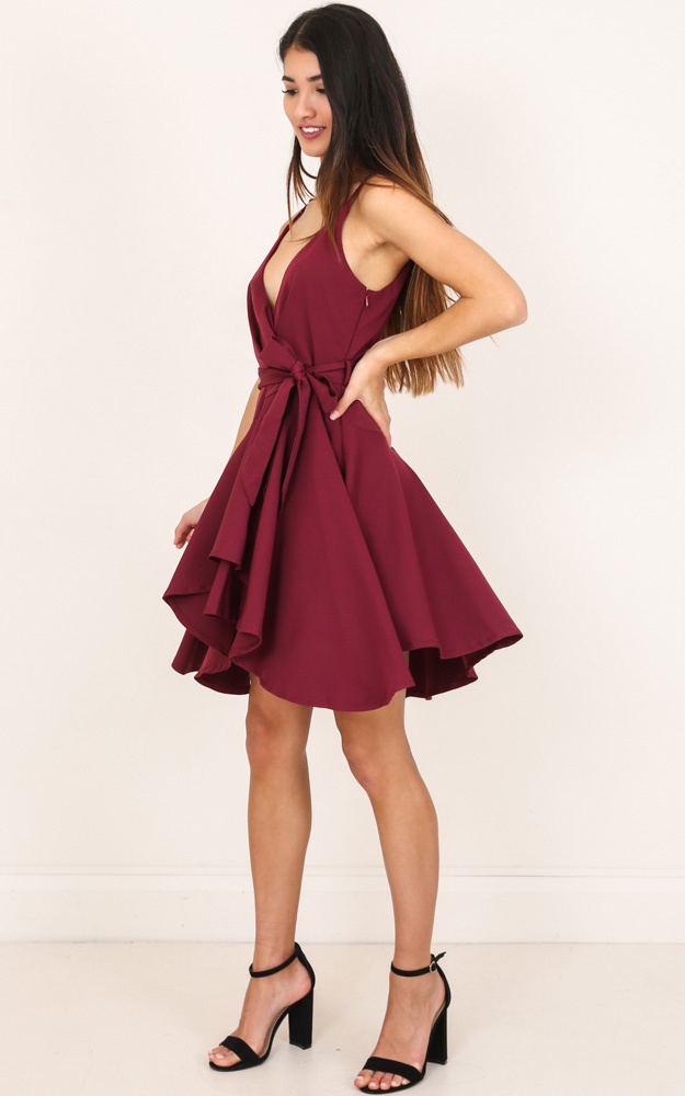 Why You Call Dress In Wine | Showpo